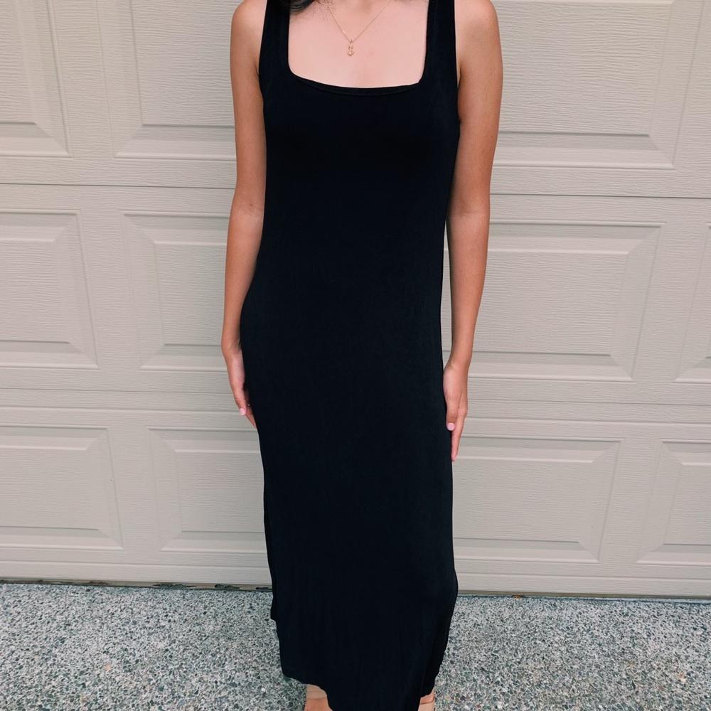 Black maxi/midi dress